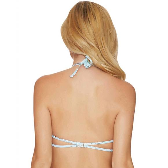 NEW REEF stone underwire push up bikini top in turquoise - Picture 2 of 2